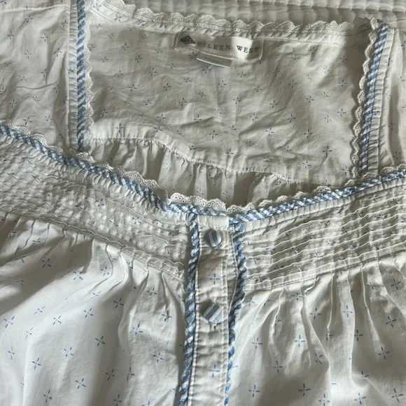 Eileen West Long Sleeve Cotton Nightgown - Picture 12 of 12